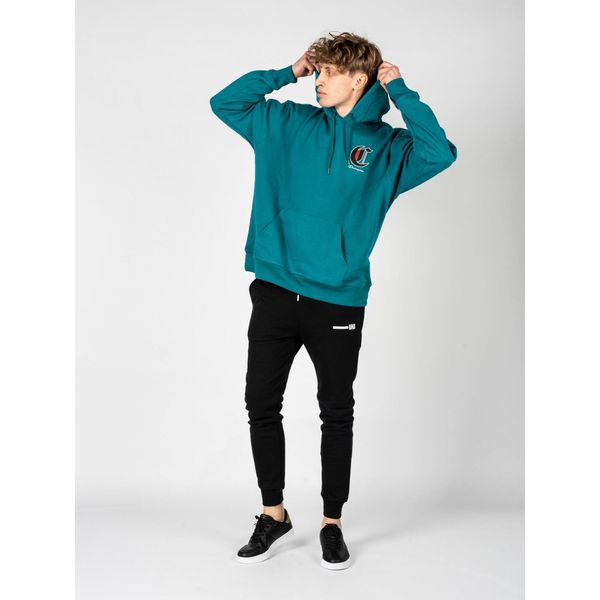 Bluza trekking męska Hoodie. Zielone bluzy męskie Champion, l, bez wzorów, z bawełny, bez kaptura. Za 228.99 zł.