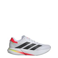 Buty Duramo Speed 2 Running. Białe buty sportowe męskie Adidas, z materiału, bez zapięcia, do biegania. Za 419.00 zł.
