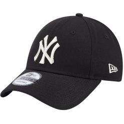 Damska czapka z daszkiem New York Yankees 9FORTY MLB Metallic Logo. Czarne czapki i kapelusze damskie New Era, na lato, bez wzorów, z bawełny. Za 119.99 zł.
