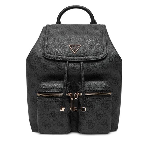 Plecak Guess. Szare plecaki damskie Guess, z aplikacjami. Za 449.99 zł.