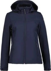 Icepeak Icepeak moteriška softshell parka AGARAM, tamsiai mėlyna. Kurtki damskie Icepeak, m, bez wzorów, z softshellu, bez kaptura. Za 348.59 zł.