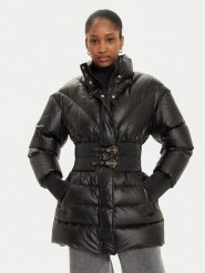 Versace Jeans Couture Kurtka puchowa 77HAUD15 Czarny Slim Fit. Czarne kurtki damskie Versace Jeans Couture, bez wzorów, z jeansu, bez kaptura. Za 2,449.00 zł.