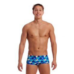 Trunki męskie Funky Trunks Tetra Tonic - sidewinder. Niebieskie kąpielówki męskie FUNKY TRUNKS, m, bez wzorów, do pływania. Za 159.00 zł.