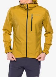 Kurtka La Sportiva Wall Breeze Stretch Jacket. Żółte kurtki męskie La Sportiva, s, bez wzorów, z materiału. Za 626.99 zł.