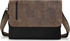 Solome BRĄZOWA TORBA LISTONOSZKA NA RAMIĘ SOLOME NEWBRIDGE. Brązowe torby na ramię męskie Solome, bez wzorów, na ramię. Za 219.00 zł.