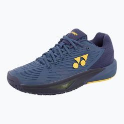 Buty do tenisa męskie YONEX Eclipsion 5 CL ink. Niebieskie buty sportowe męskie YONEX, bez zapięcia, tenisowe. W wyprzedaży za 713.00 zł.