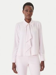 Rinascimento Koszula CFC0127637003 Różowy Regular Fit. Czerwone bluzki damskie Rinascimento, xs, bez wzorów, z syntetyku, biznesowe, bez kołnierzyka, bez ramiączek. Za 499.99 zł.