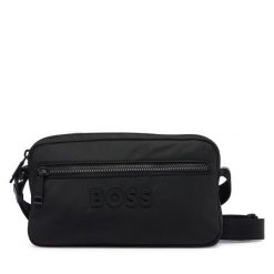 Saszetka BOSS. Czarne saszetki męskie Boss, młodzieżowe, małe. Za 424.99 zł.