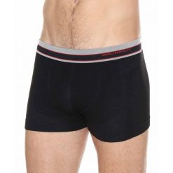 Bokserki męskie BX10870. Czarne bokserki męskie Brubeck, m, bez wzorów, z elastanu. Za 84.99 zł.