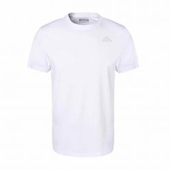 Koszulka Kappa Cafers Slim. Białe koszulki sportowe męskie Kappa, s, bez wzorów, z bawełny, bez kołnierzyka, bez ramiączek, na fitness i siłownię. Za 129.50 zł.