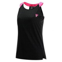 Damski tank top Macron padel printed. Czerwone koszulki sportowe damskie Macron, bez wzorów, sportowe, bez kołnierzyka. Za 241.00 zł.