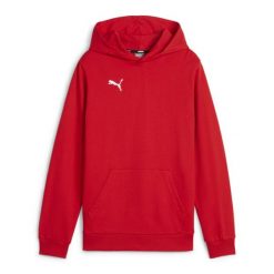 Bluza sportowa chłopięca Puma B23600. Białe bluzy dla chłopców Puma, bez wzorów, bez ramiączek, z kapturem. Za 159.00 zł.
