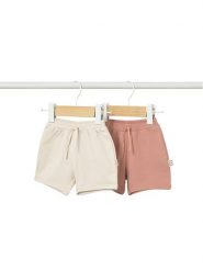 Mayoral Komplet szortów sportowych 1292 Beżowy Regular Fit. Brązowe spodenki dla dziewczynek Mayoral, bez wzorów, z bawełny, sportowe. Za 79.99 zł.