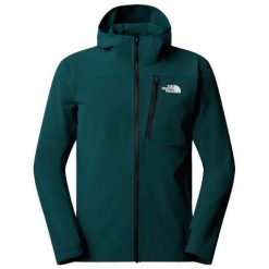 Softshell turystyczny męski The North Face M MA Softshell Jacket. Zielone kurtki sportowe męskie The North Face, m, bez wzorów, z softshellu, trekkingowe. Za 695.00 zł.