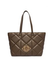 LOVE MOSCHINO Torebka JC4120PP1OLC0203 Brązowy. Brązowe torebki do ręki damskie Love Moschino, bez wzorów, ze skóry, bez dodatków. Za 1,049.00 zł.