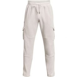 Spodnie Under Armour Essential Fleece Heritage Cargo, Mężczyźni. Białe spodnie materiałowe męskie Under Armour, m, bez wzorów, z bawełny. Za 390.00 zł.