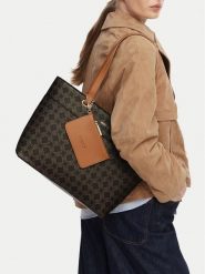 MEXX Torebka CEO-MEXX-S-003-07 Brązowy ciemny. Brązowe torebki do ręki damskie Mexx, bez wzorów, ze skóry, bez dodatków. Za 199.99 zł.