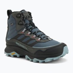 Buty turystyczne męskie Merrell Moab Speed 2 Thermo Mid Wp. Szare trekkingi męskie Merrell, trekkingowe. Za 479.99 zł.