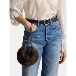 Torebka Polo Ralph Lauren. Brązowe torebki do ręki damskie Polo Ralph Lauren, bez wzorów, klasyczne, bez dodatków. Za 2,199.00 zł.