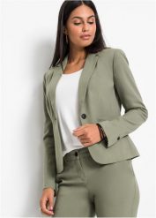 Żakiet. Czarne żakiety damskie bonprix, bez wzorów, eleganckie. Za 147.99 zł.