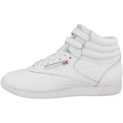 Damskie trampki na co dzień Reebok F S HI 100000103 Biały. Białe trampki i tenisówki damskie Reebok, bez wzorów, z materiału, bez zapięcia. Za 398.95 zł.