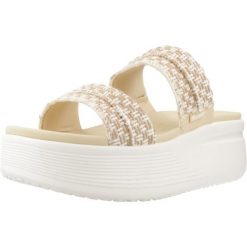 Sandały HEY DUDE AUSTIN SLIDE WOVEN BOULDER Beżowy. Brązowe sandały damskie Hey dude, bez wzorów, z tkaniny, bez obcasa, bez zapięcia. Za 231.99 zł.