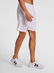 Spodenki piłkarskie męskie Hummel Core XK Poly Shorts. Białe szorty męskie Hummel, m, bez wzorów, z poliesteru. Za 41.00 zł.