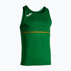 Koszulka do biegania męska Joma Record III. Zielone koszulki sportowe męskie Joma, l, bez wzorów, z elastanu, bez kołnierzyka, bez ramiączek, do biegania. Za 92.99 zł.