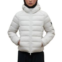 Kurtka ECOALF ASPENALF JACKET Biały. Białe kurtki damskie Ecoalf, l, bez wzorów, z tkaniny, bez kaptura. Za 691.90 zł.