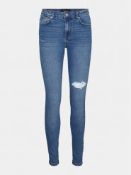 Vero Moda Jeansy June 10301199 Niebieski Skinny Fit. Niebieskie jeansy damskie Vero Moda. Za 79.99 zł.
