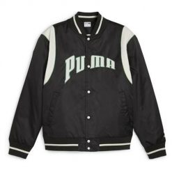 Kurtka uniwersalna męska Puma Team Varsity. Czarne kurtki męskie Puma, m, bez wzorów, z materiału, klasyczne, bez kaptura. Za 416.00 zł.