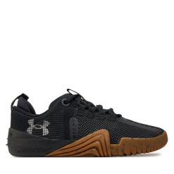 Buty na siłownię Under Armour. Czarne obuwie sportowe damskie Under Armour, bez wzorów, na fitness i siłownię. Za 439.99 zł.