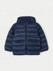 Mayoral Kurtka zimowa 4465 Granatowy Regular Fit. Niebieskie buty zimowe chłopięce Mayoral, bez wzorów, z syntetyku, bez zapięcia. Za 129.99 zł.