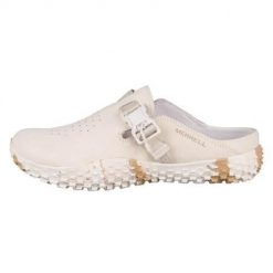 Klapki damskie Merrell J008320. Białe klapki damskie Merrell, bez wzorów, z materiału, eleganckie, bez obcasa. Za 527.00 zł.