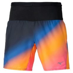 Szorty Mizuno Core 7.5. Krótkie spodenki sportowe męskie Mizuno, s, bez wzorów, z materiału, do biegania. Za 253.25 zł.