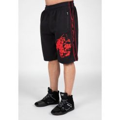 Buffalo Stary trening szkolny Szorty - Czarny/Czerwony. Czarne krótkie spodenki sportowe męskie GORILLA WEAR, m, bez wzorów, na fitness i siłownię. Za 191.00 zł.