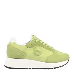 Buty Sneakersy damskie COLMAR TRAVIS ONE HIGH OUTSOLE zamsz wysoka podeszwa. Zielone obuwie sportowe damskie Colmar, bez wzorów, z gumy, trekkingowe. Za 499.99 zł.