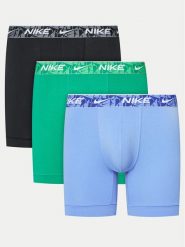 Nike Komplet 3 par bokserek 0000KE1007 Kolorowy. Bokserki męskie Nike, m, bez wzorów, z bawełny. Za 139.99 zł.
