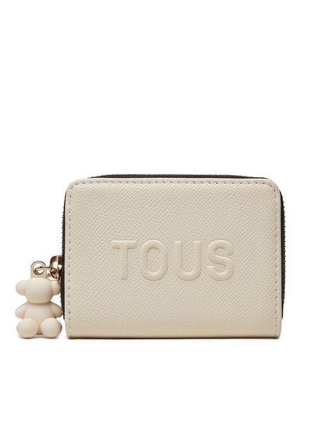 TOUS Portfel La Rue New 2002001901 Beżowy. Brązowe portfele damskie tous, bez wzorów, ze skóry. Za 259.99 zł.