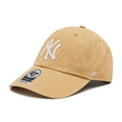 Czapka z daszkiem 47 Brand. Brązowe czapki i kapelusze męskie 47 Brand, bez wzorów. Za 69.99 zł.