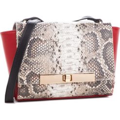 Torebka MONNARI - BAG2260-005 Brązowy Czerwony. Brązowe listonoszki damskie Monnari, ze skóry ekologicznej. W wyprzedaży za 159.00 zł.