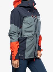 Kurtka z membraną damska Haglofs Spitz GTX PRO Jacket. Niebieskie kurtki damskie Haglöfs, s, bez wzorów, z gore-texu, bez kaptura. Za 1,299.00 zł.