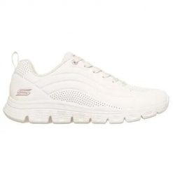 Buty do chodzenia damskie Skechers Bobs B Lite Your Story L. Białe obuwie sportowe damskie Skechers, bez wzorów, z kauczuku, trekkingowe. Za 354.00 zł.