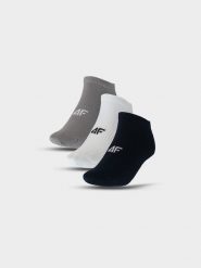 4F Skarpety casual przed kostkę (3-pack) męskie - multikolor 43-46. Skarpety męskie 4f, bez wzorów, z bawełny. Za 44.99 zł.