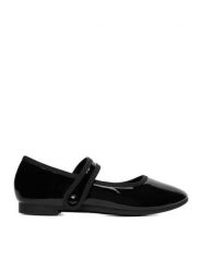 DeeZee Baleriny CEO-CM241031-1 Czarny. Czarne baleriny dziewczęce DeeZee, bez wzorów, z materiału, bez zapięcia. Za 59.99 zł.