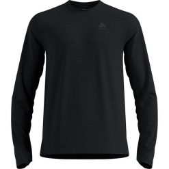 Bluza bez kaptura Odlo Mid Layer ESSENTIAL THERMAL. Czarne bluzy męskie Odlo, na jesień, uniwersalny, bez wzorów, z materiału, bez kaptura. Za 300.95 zł.