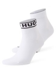 HUGO Skarpety w 2-paku - 2P SH LOGO CC W Kobiety Bawełna biały|czarny, 39-42. Białe skarpety damskie Hugo, bez wzorów, z bawełny. Za 59.95 zł.