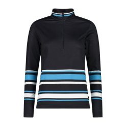 Damska bluza dresowa CMP. Czarne bluzy sportowe damskie CMP, xs, bez wzorów, z dresówki, bez kaptura, narciarskie. Za 310.25 zł.