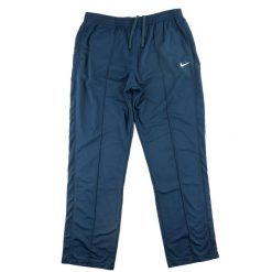 Second life - Nike spodnie dresowe męskie vintage Y2K - Jak nowy. Niebieskie spodnie sportowe męskie Nike, l, bez wzorów, z dresówki, do biegania. Za 127.76 zł.