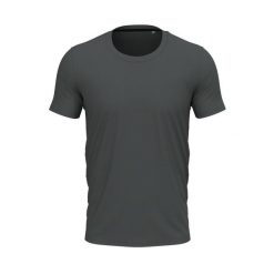 Męska Koszulka Z Okrągłym Dekoltem Clive. Szare koszulki sportowe męskie Stedman, m, bez wzorów, bez kołnierzyka, bez ramiączek, trekkingowe. Za 72.99 zł.